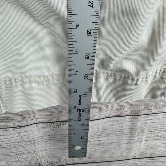 Free People Snap Down Trench Coat Womens 8 Cream White Overcoat - Picture 12 of 13